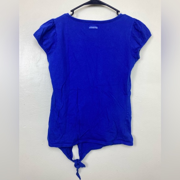 Baby Phat Royal Blue Floral Bodysuit - Picture 2 of 4